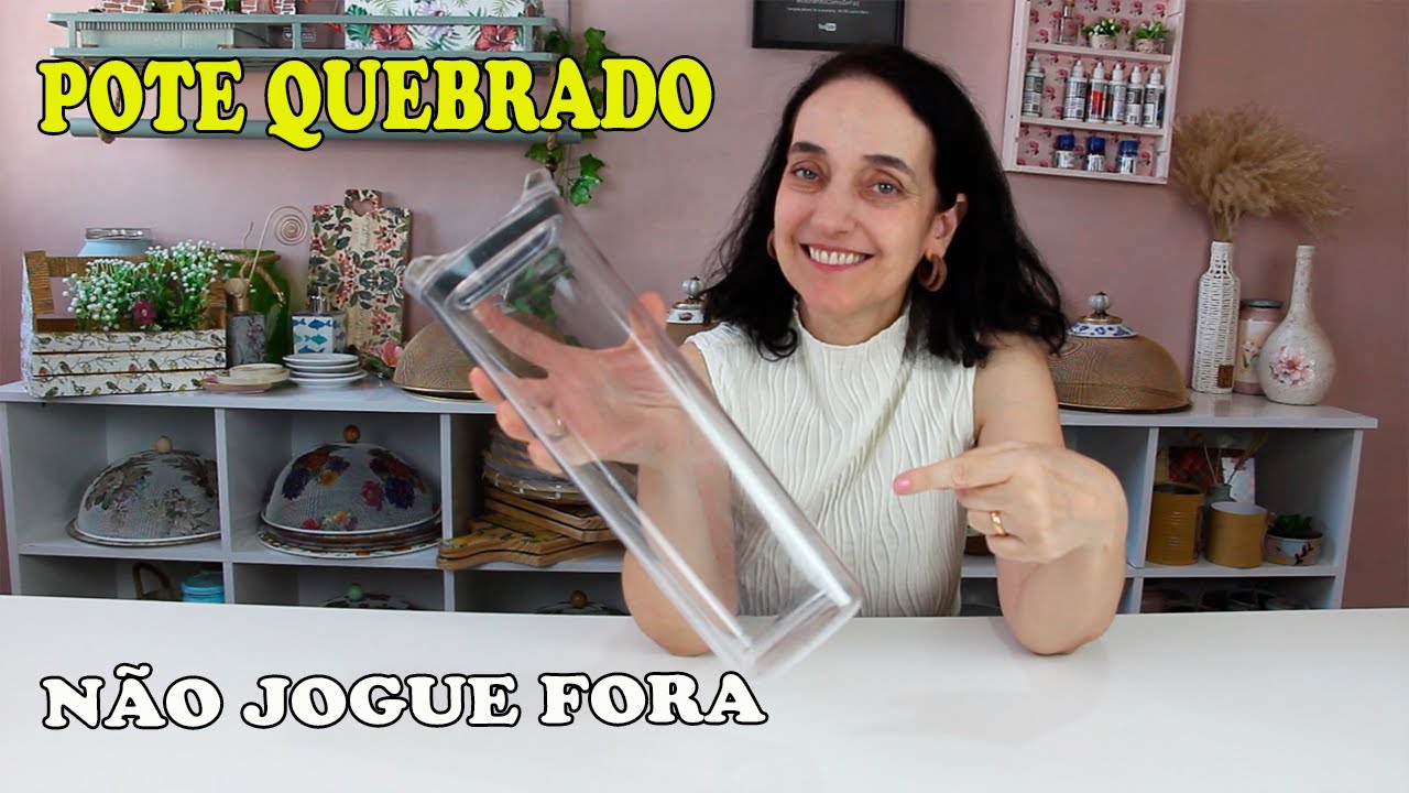 NÃO JOGUE FORA - REAPROVEITE - FICA PARECENDO COMPRADO