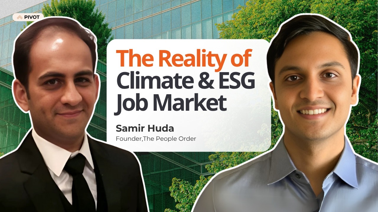 How to Build a Career in Sustainability? Green Job Updates | Career in Climate and ESG