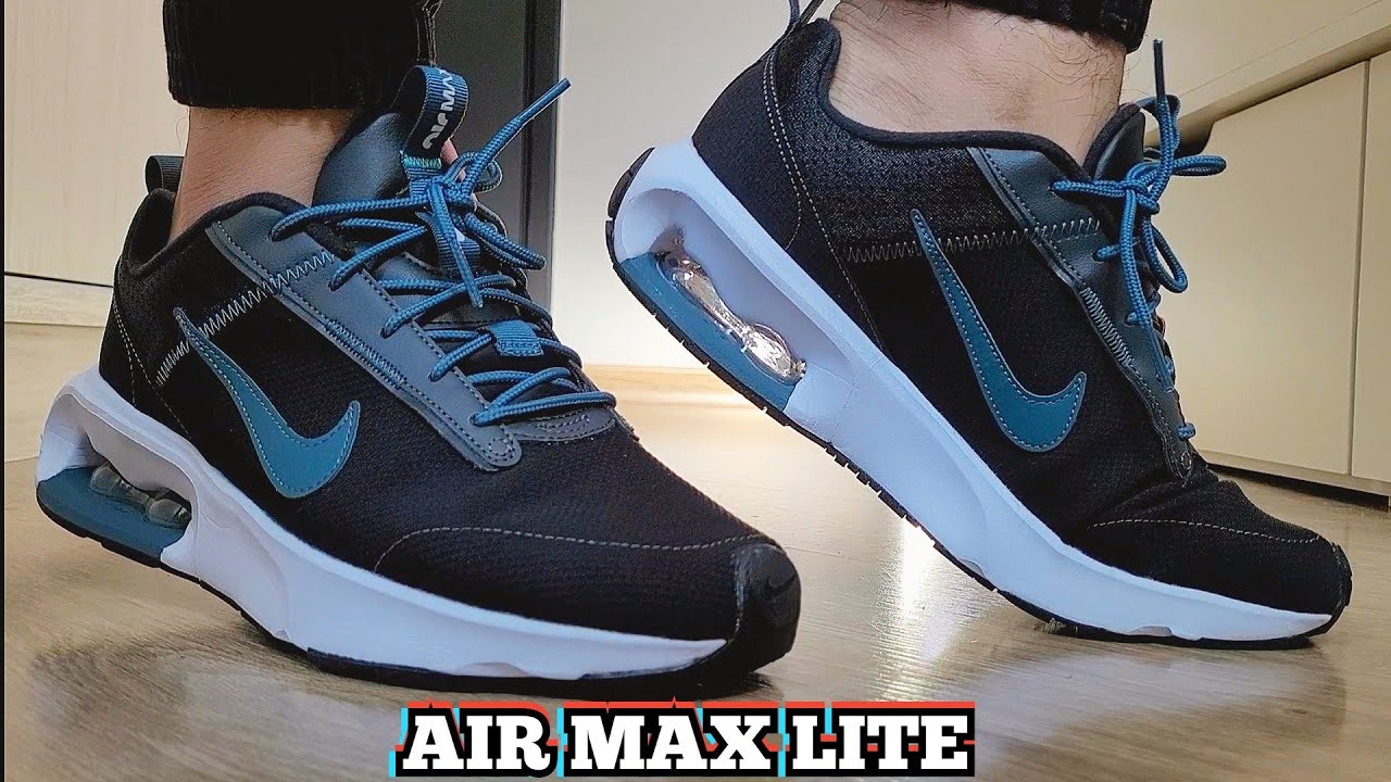 Review T&ecirc;nis Nike Air Max Intrlk Lite Preto Com Verde | Comprado Na Netshoes | Demonstra&ccedil;&atilde;o No P&eacute;
