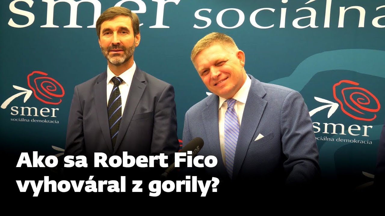 Ako sa Robert Fico vyhováral z gorily?