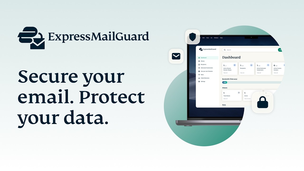 ExpressMailGuard: Защита конфиденциальности электронной почты без указания вашего реального адреса.
