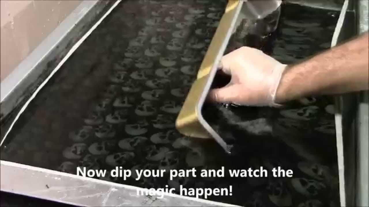 Basic process for hydrographic dipping