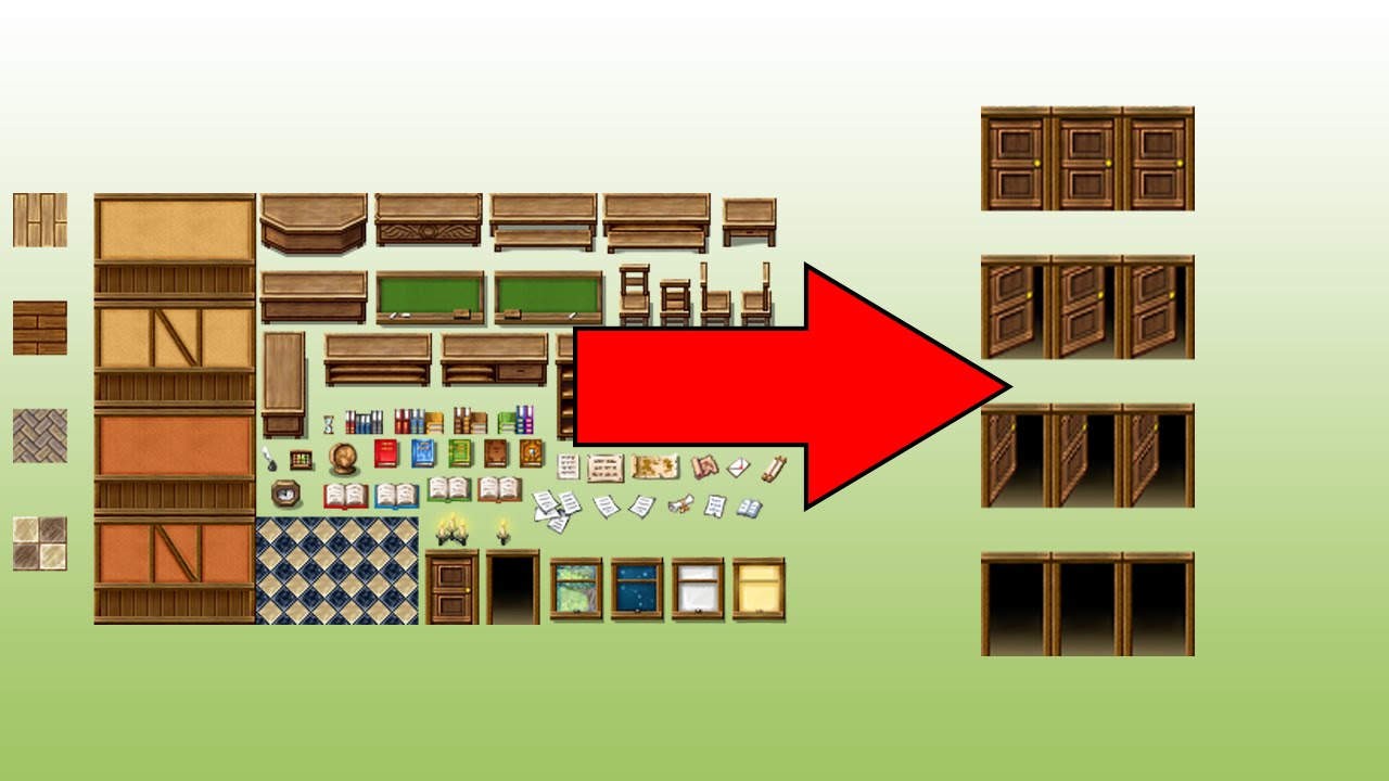 Türanimation erstellen (Photoshop) - Tutorial RPG Maker VX Ace [Deutsch]