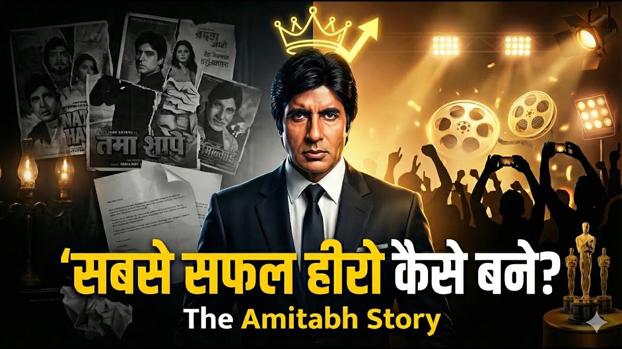 How Amitabh Bachchan Became the Most Successful Hero |Real Success Story | From Failure to Superstar