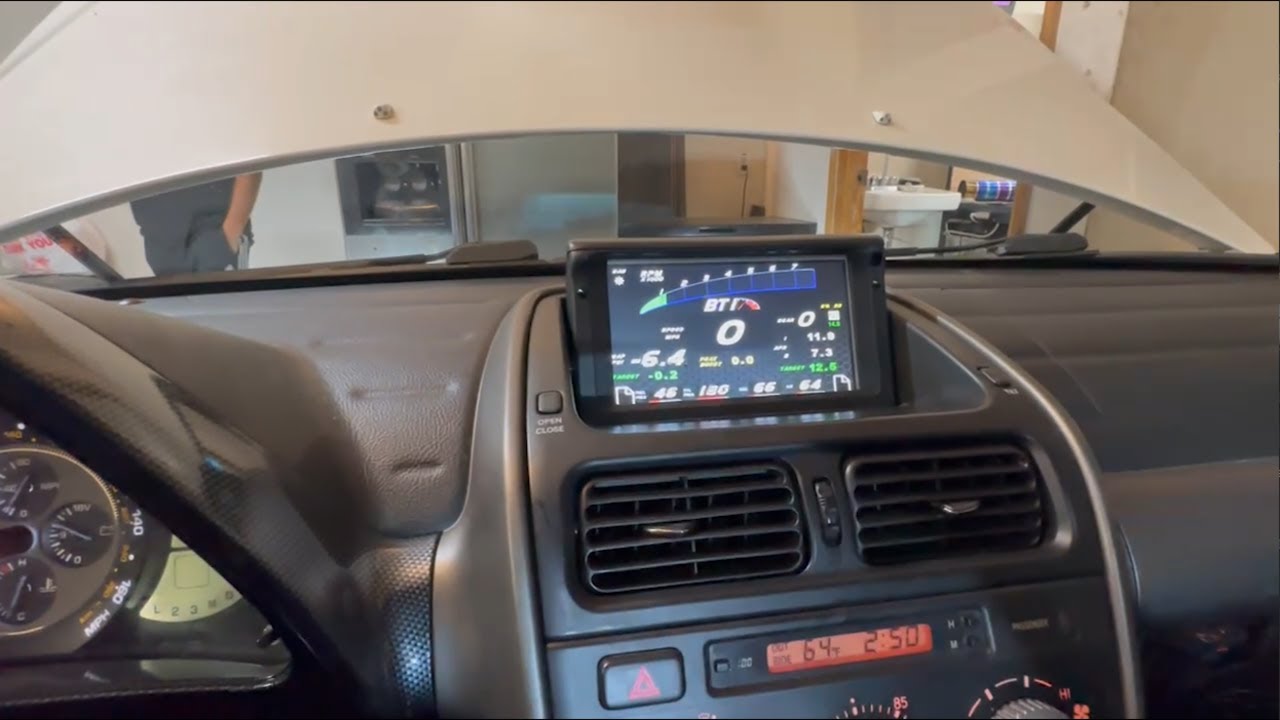 Turbo Lexus Is300 How to Install BTI gauge screen into navigation display!