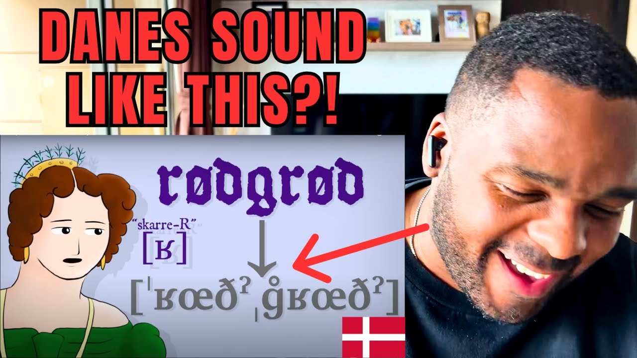 Brit Reacts to Why Danish sounds funny to Scandinavians