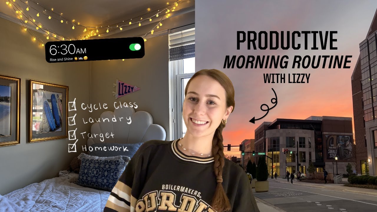 My productive morning routine at Purdue University