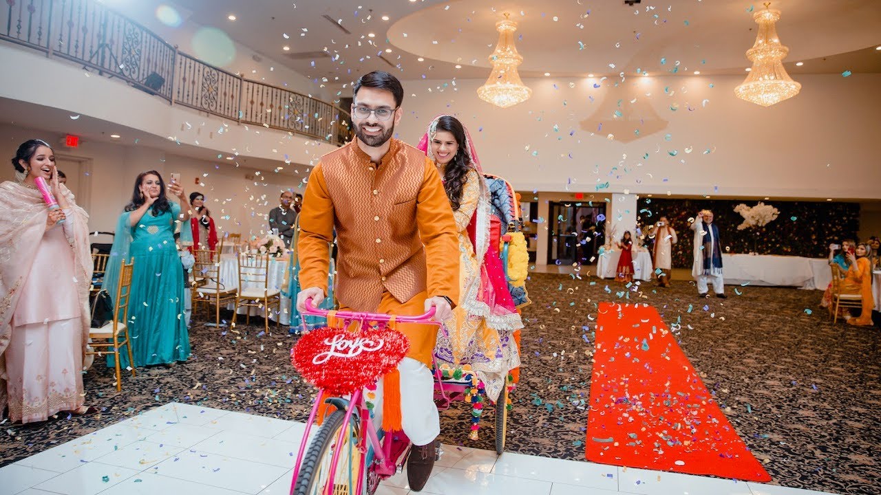 Mehndi entrance during covid: Kinza and Mairaj