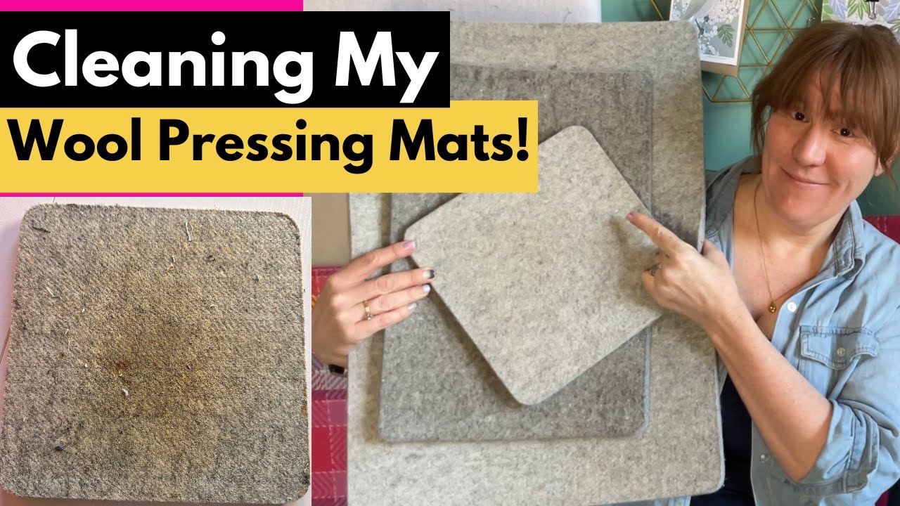How to Clean Your Wool Pressing Mat - Two Cost-Effective Ways!