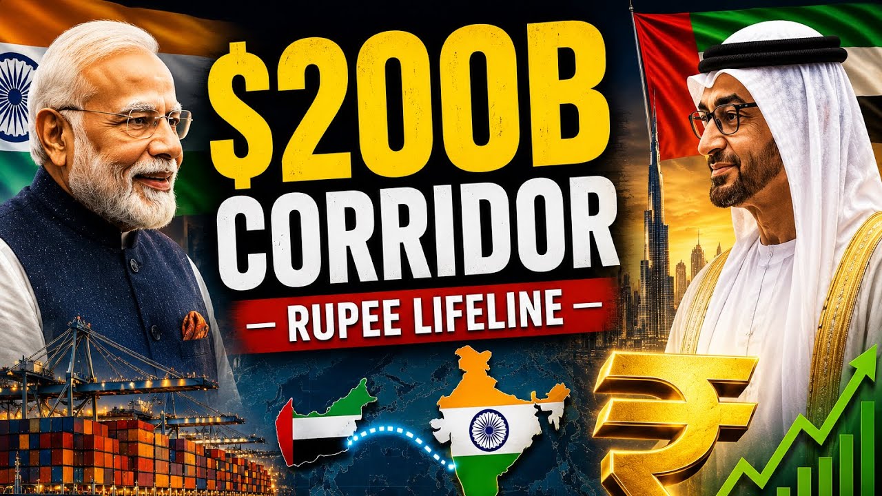 India UAE Deal : Can This $200B Corridor Save the Rupee?