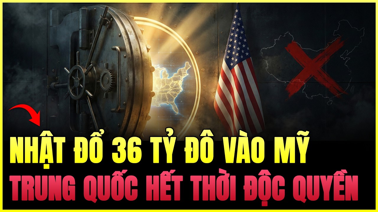 Nhật Bản Đổ 36 Tỷ USD Vào Mỹ: Cú Bắt Tay Khiến Trung Quốc 
