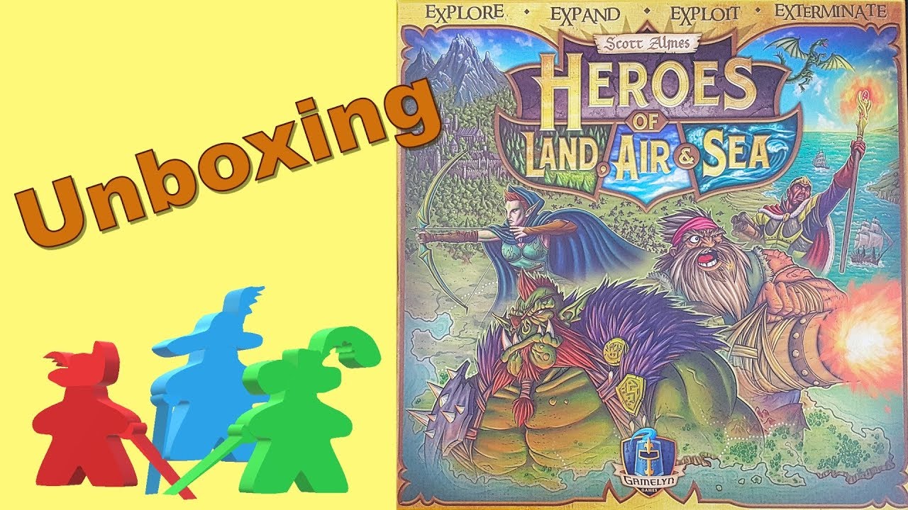 Heroes of Land Air and Sea Unboxing