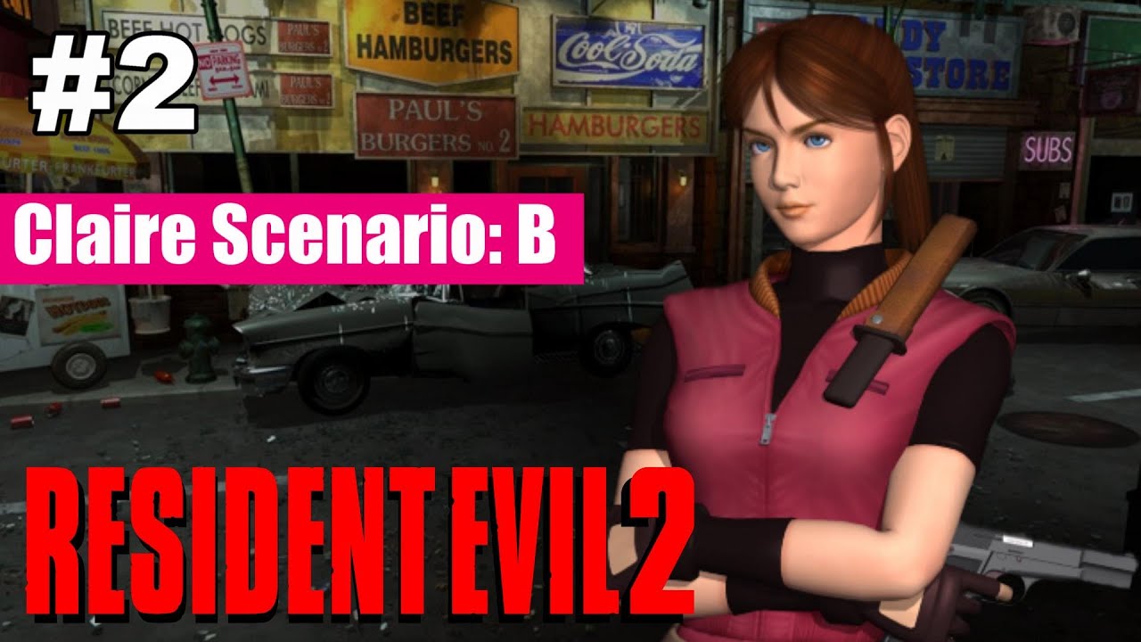 Resident Evil 2 (1998) | Прохождение за Клэр Б. - Часть 2