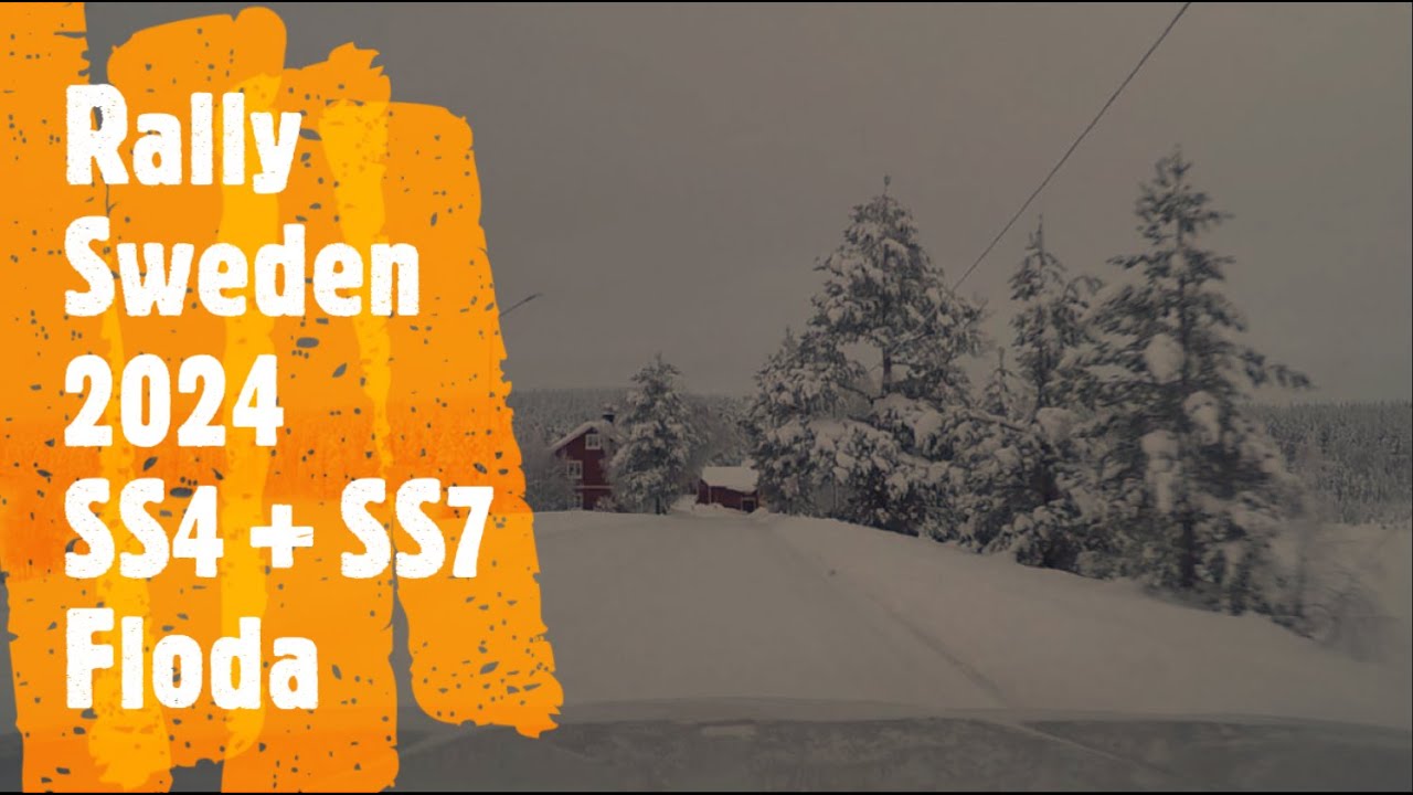 WRC Rally Sweden 2024 - SS4/SS7 Floda