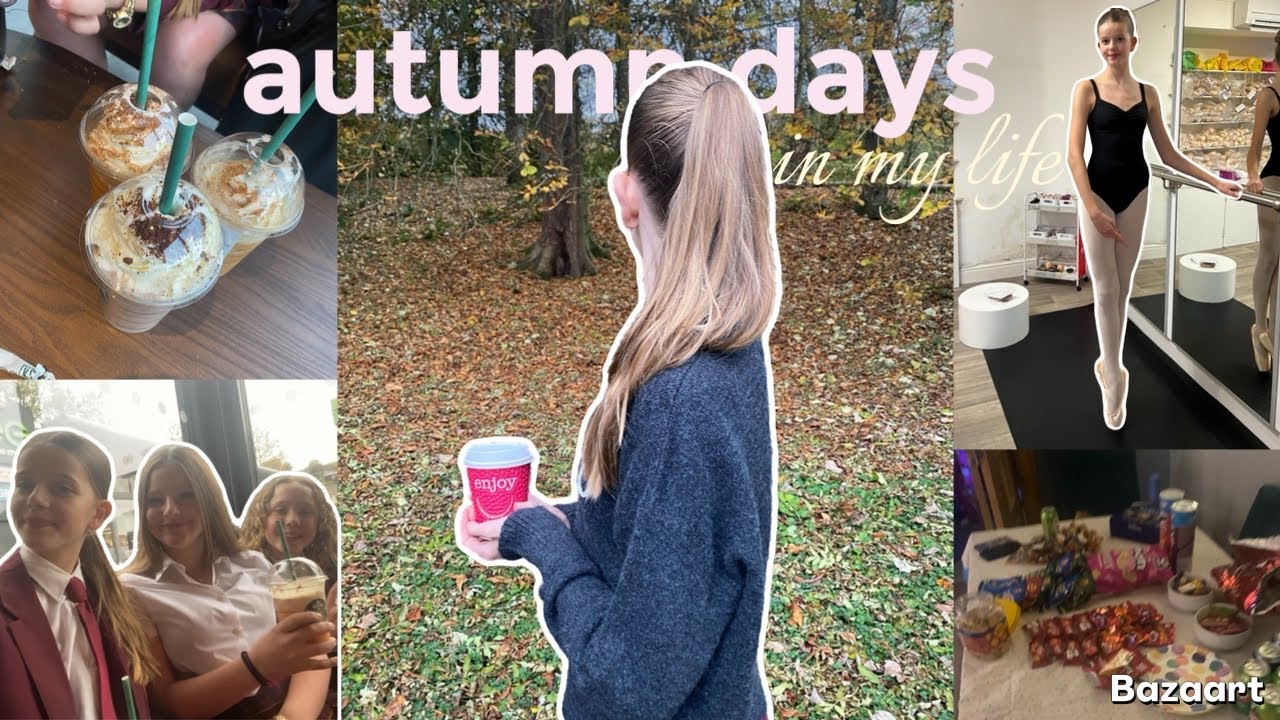 ОСЕННИЕ ДНИ В МОЕЙ ЖИЗНИ 🍁🍂 пуанты - вечеринка - танцы - прогулка