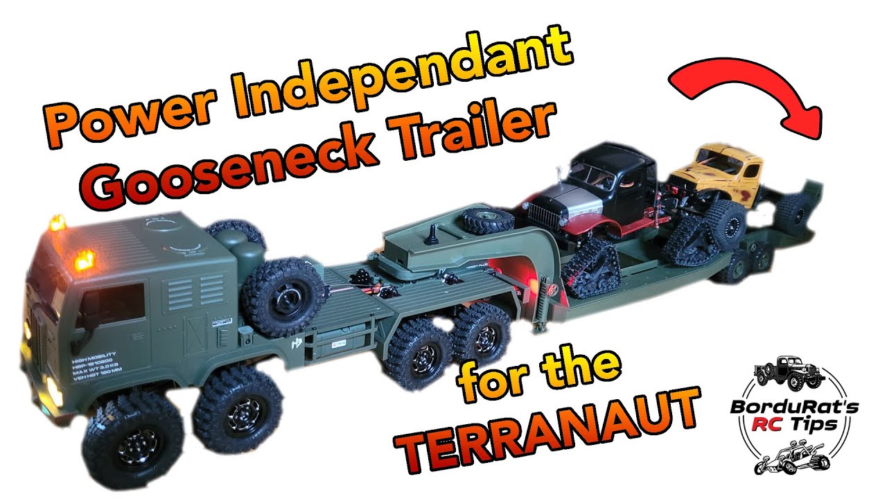 Power Independant trailer for the Hobby Plus Terranaut