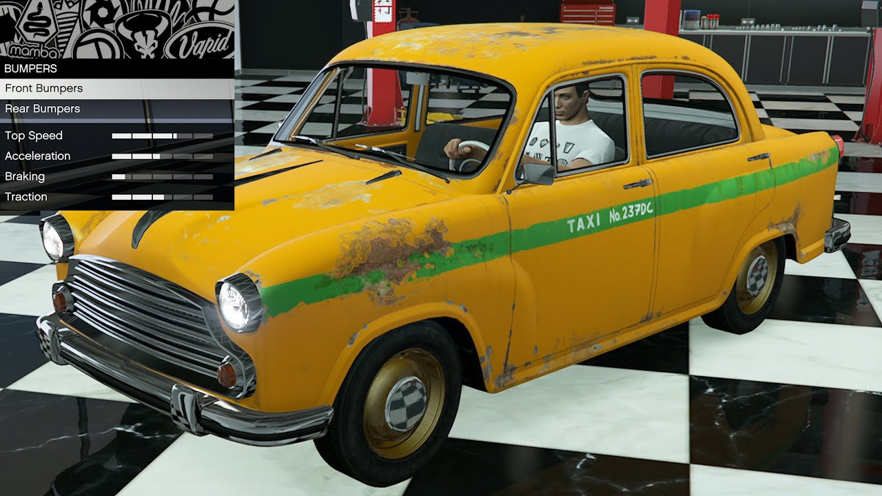 GTA 5 &mdash; Кастомизация транспорта из прошлых DLC &mdash; Weeny Dynasty (Моррис Оксфорд / Посол Хиндустана)