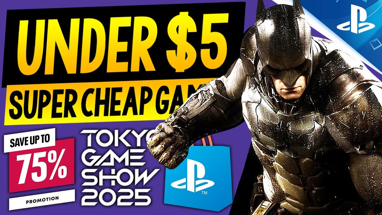 12 GREAT PSN Game Deals UNDER $5! PSN Tokyo Game Show 2025 Sale SUPER CHEAP PS4/PS5 Games to Buy!