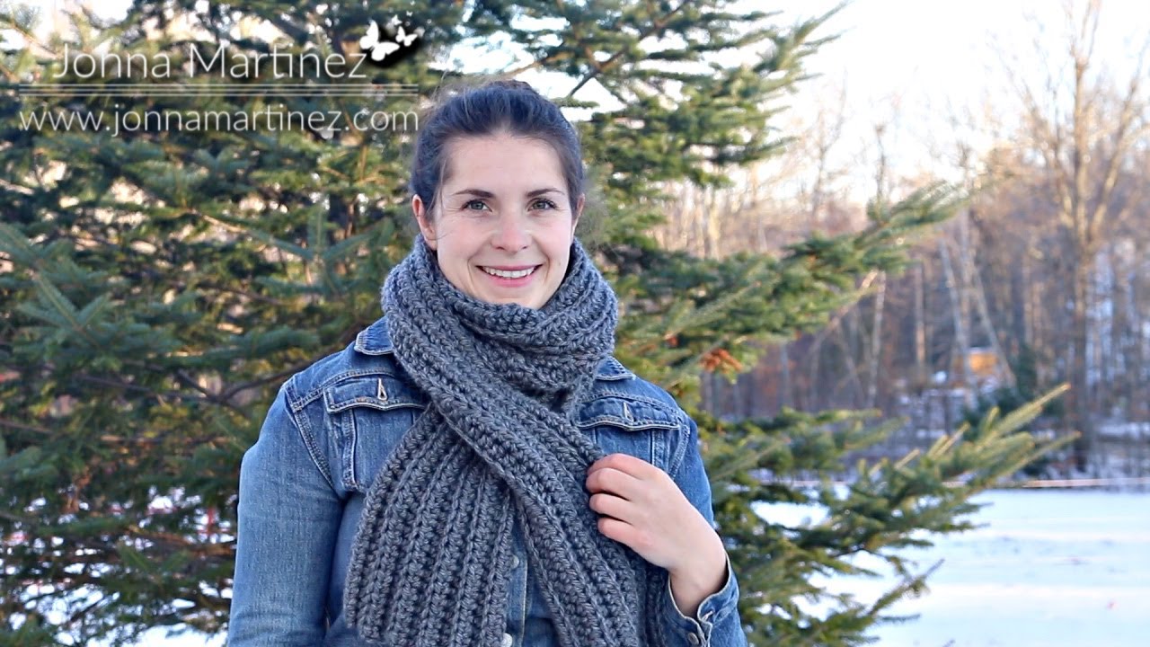 Easiest Scarf Ever | Easy Crochet Scarf | Simple Ribbed Scarf Pattern | BEGINNERS Friendly Crochet