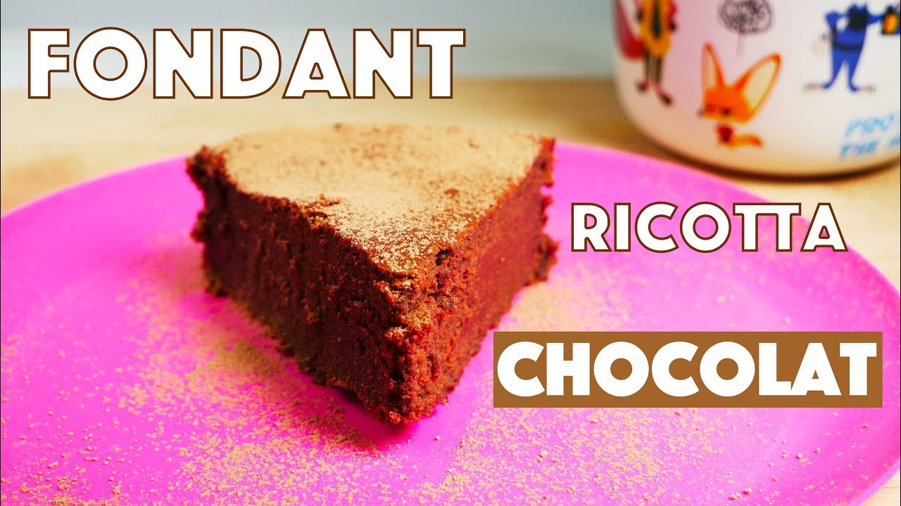 Fondant chocolat ricotta facile 🍫