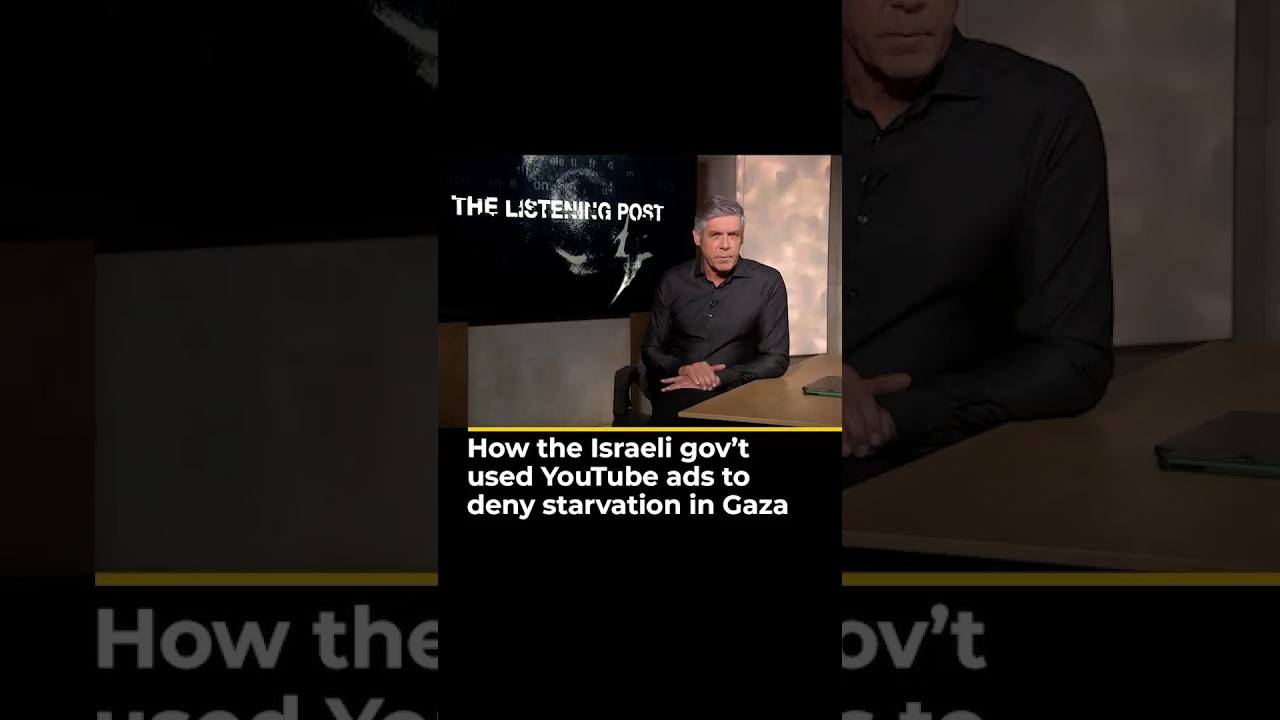 How the Israeli government used YouTube ads to deny starvation in Gaza | LP #shorts