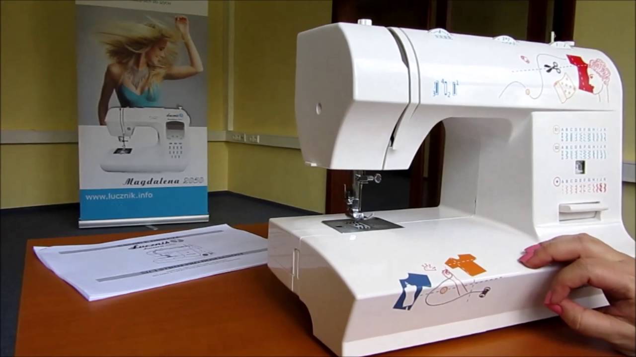 Šicí stroj Lucznik 555 Laura - předvedení