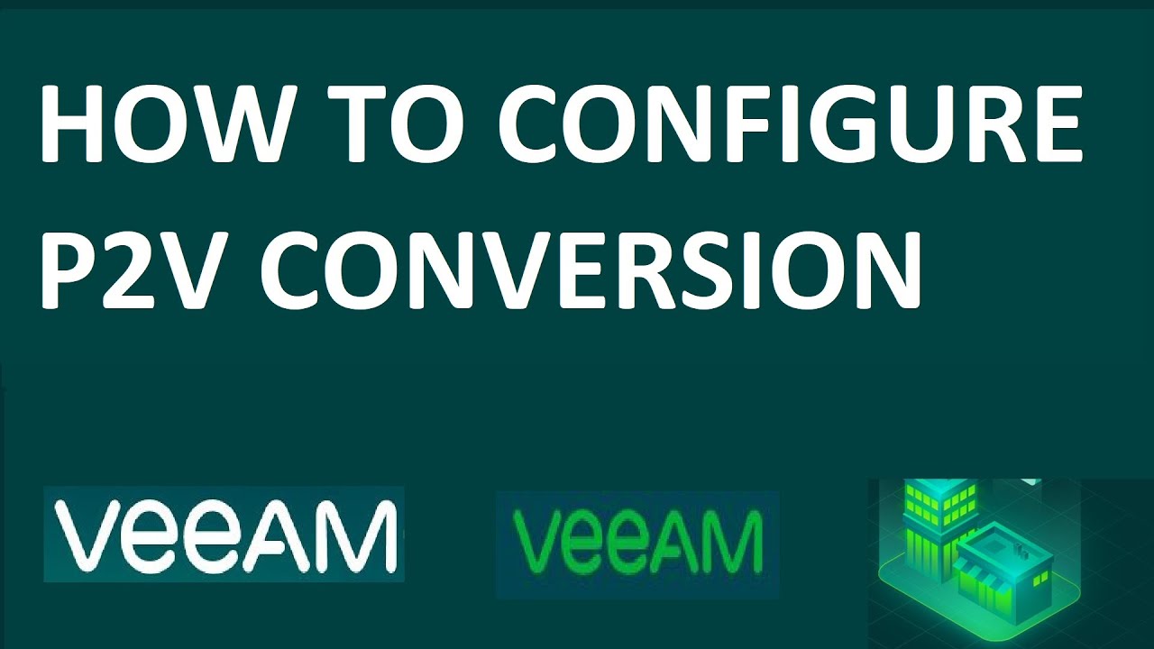 How to Configure P2V Conversion -Physical machine to Virtual Machine || VEEAM BACKUP & REPLICATION