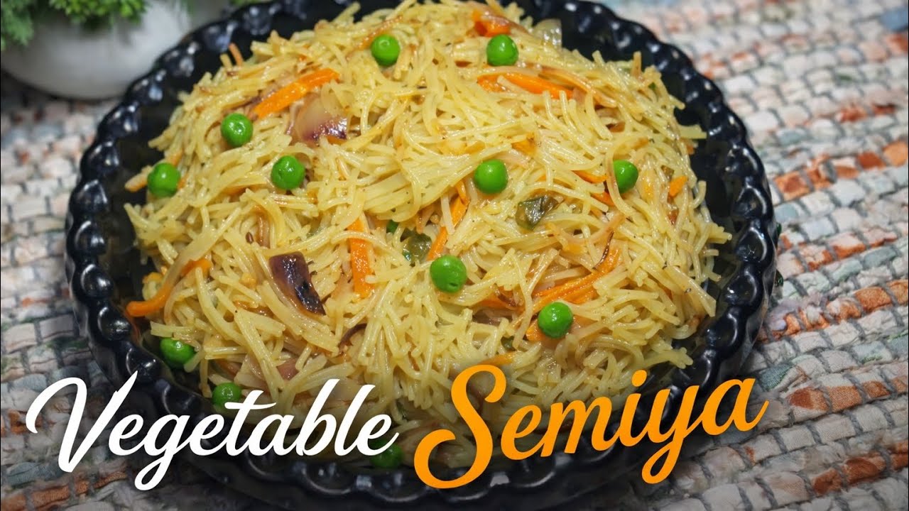 Vegetable Semiya Recipe | Easy & Healthy Breakfast | Semiya