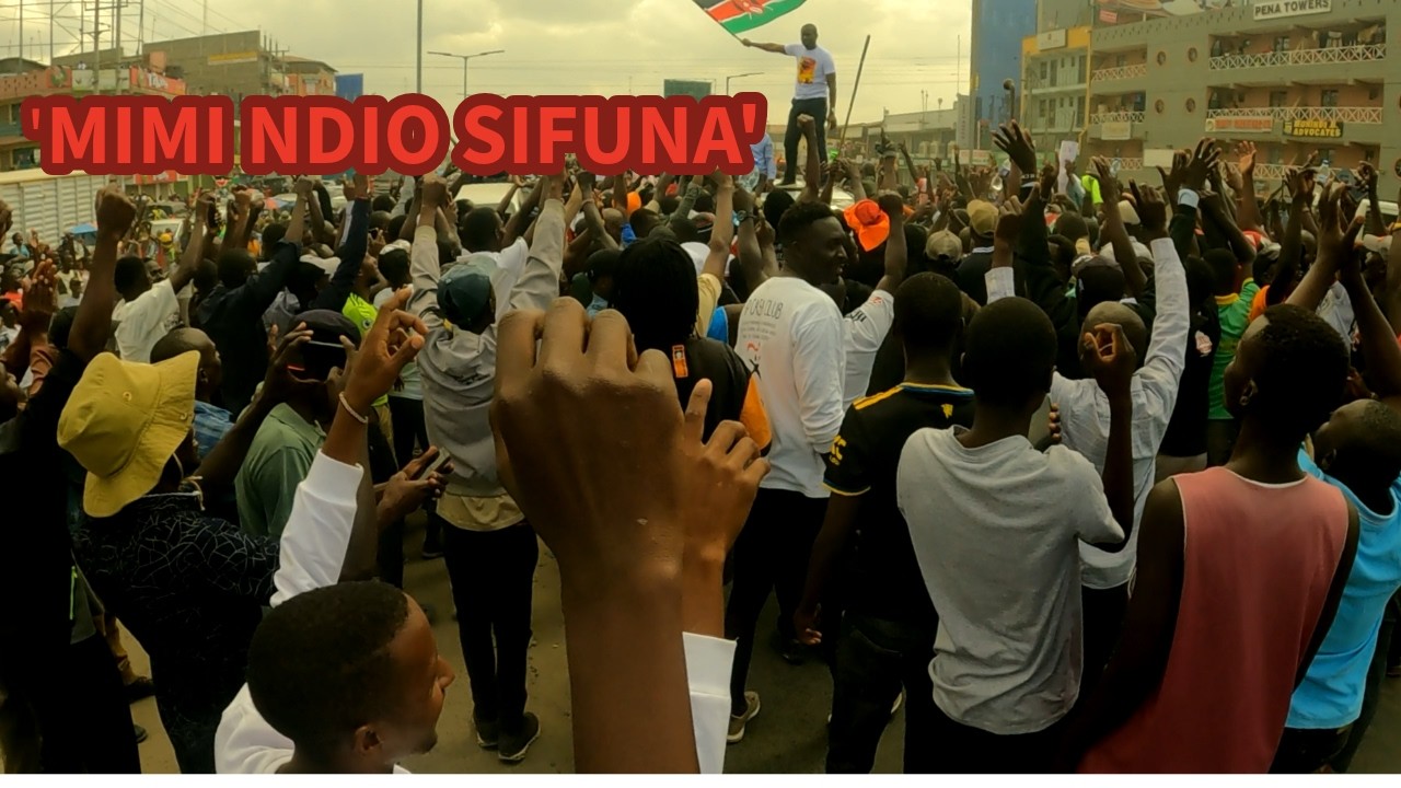 CHAOTIC SIFUNA-LED RALLY IN KITENGELA, KAJIADO COUNTY
