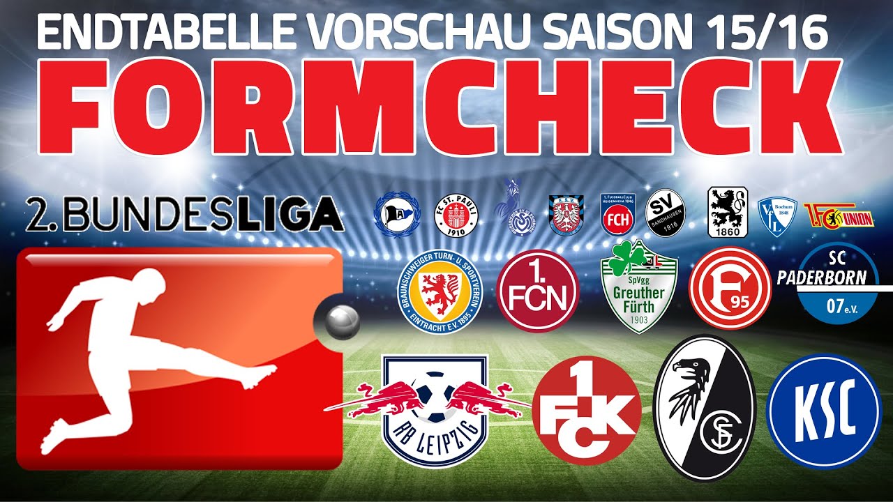 Die SPORTSHOW - (UHD | #10) - REALLIFE 2. BUNDESLIGA - FORMCHECK - ENDTABELLE SAISON 15/16 | dicoTV