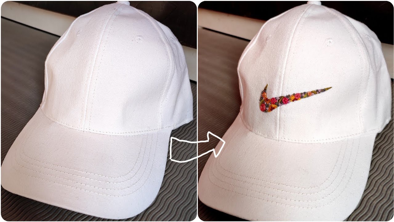 Diy embroidered hat || Embroidery for beginners - Let's Explore