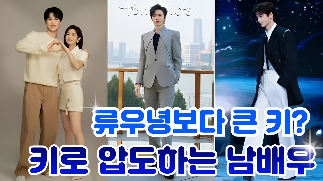 [후웨이쩐의 중국어공작실]191cm 류우녕보다 큰 키??!! 키로 압도하는 중국 남배우 9명은 누구?!