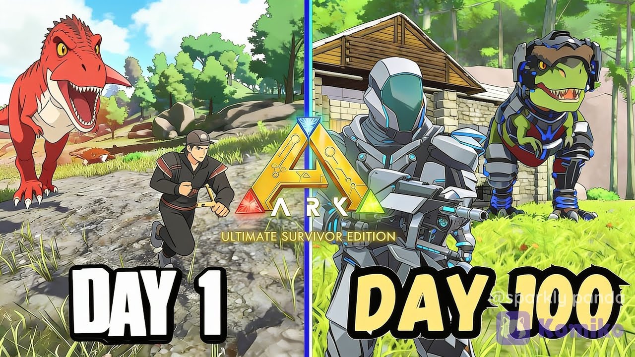 🎥I Survived 24 Hours on the Island in ARK: Survival evolved mobile (The movie)