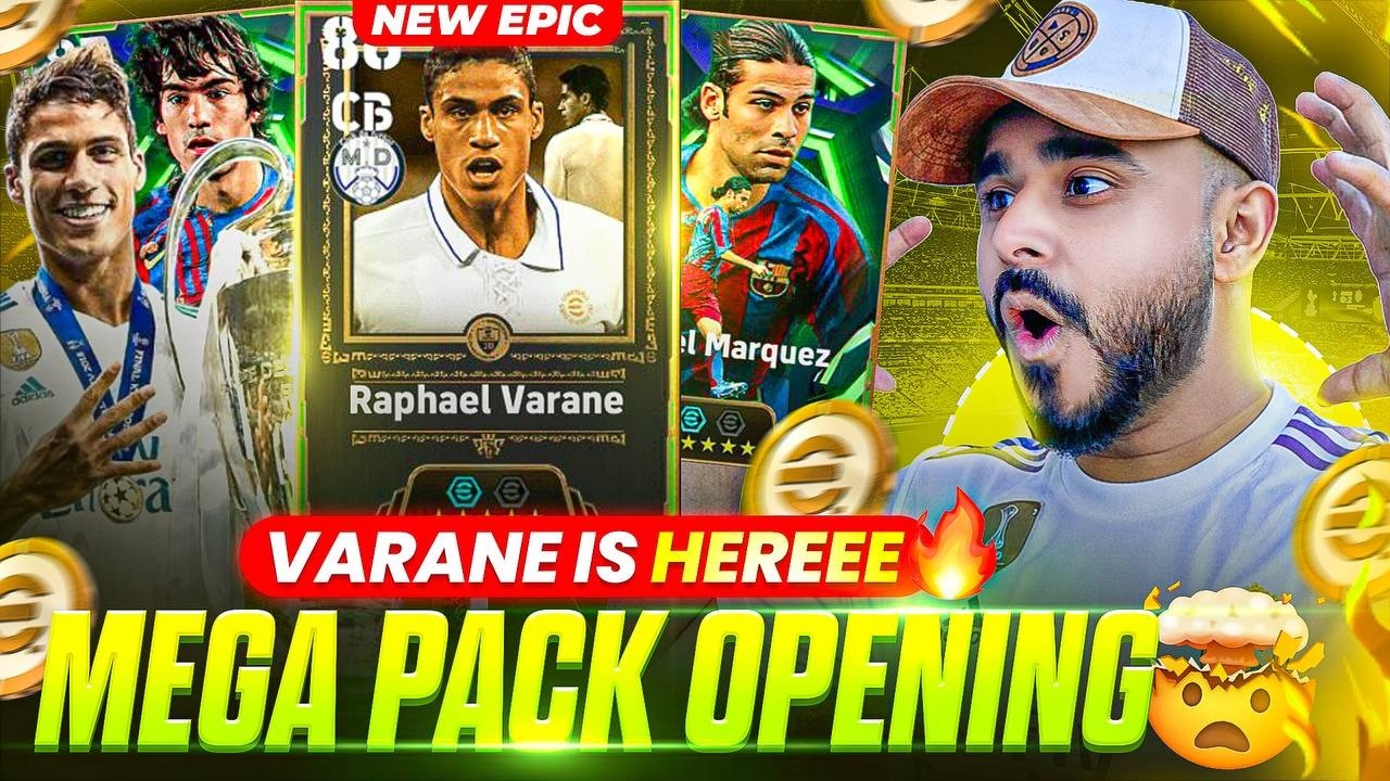 NEW VARANE EPIC MEGA PACK OPENING LIVE | EFOOTBALL 2026
