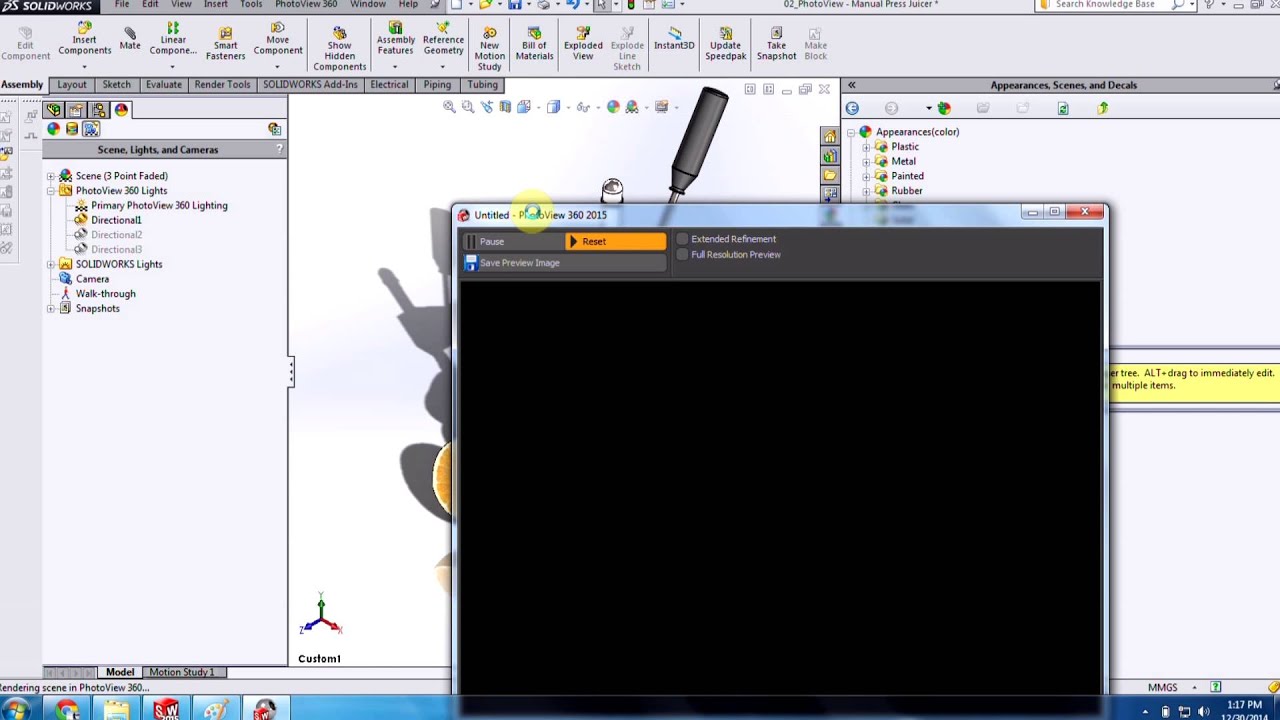 SOLIDWORKS - 3 Methods of Visualization
