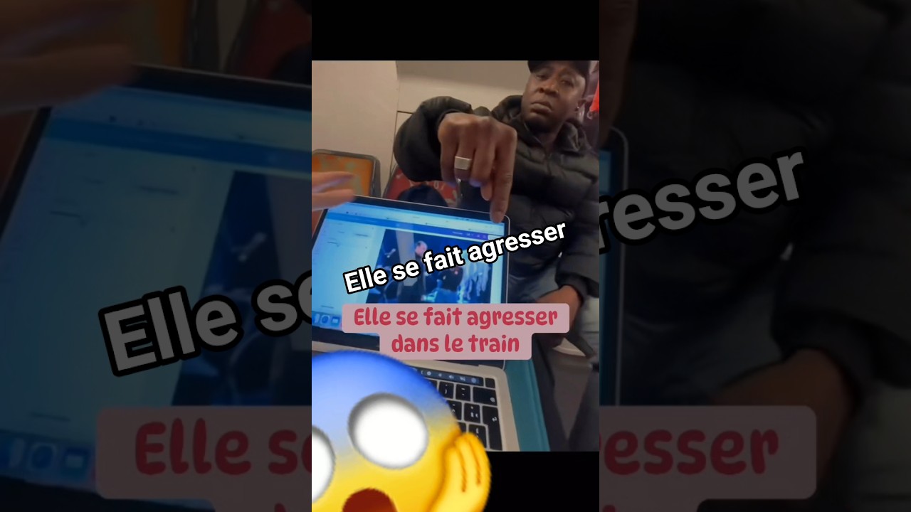 Embrouille ,importun&eacute; une jeune femme dans un train #fpyシ #fpyシ #reels #train #paris #wsh#embrouille