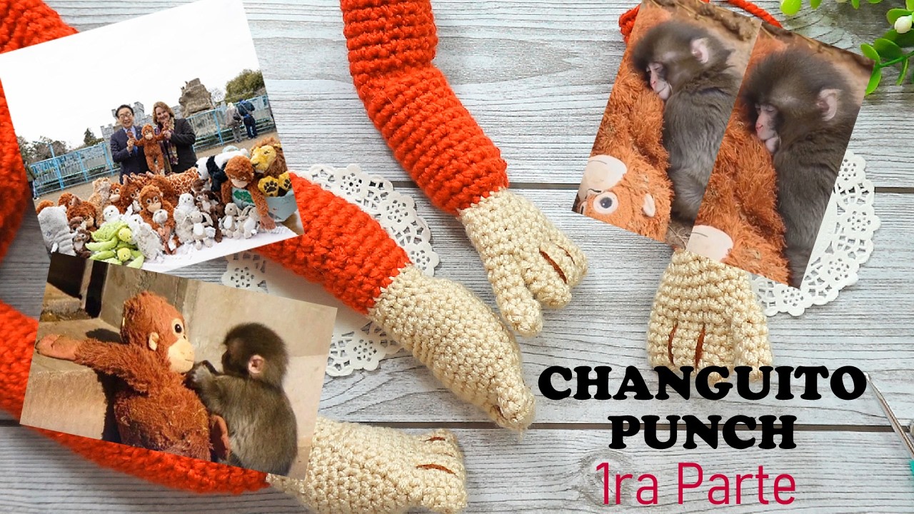 PRINCIPIANTES AMIGURUMI EL CHANGUITO DE PUNCH // MONITO VIRAL