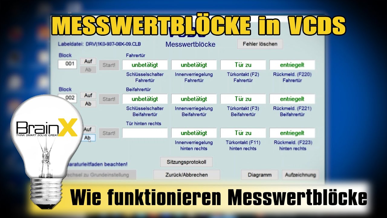 🔧 VCDS Profi-Tipps: So liest du Messwertblöcke richtig aus! 🚀