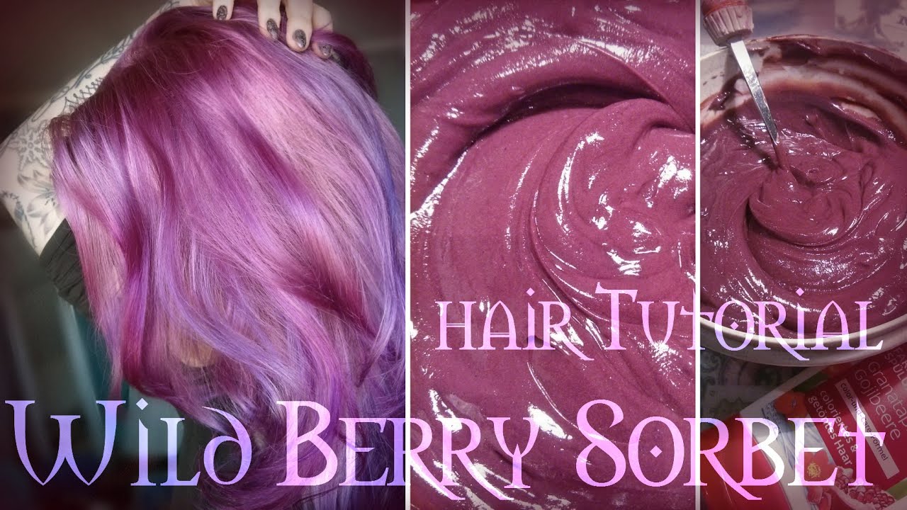 WILD BERRY Sorbet HAIRcolour TUTORIAL
