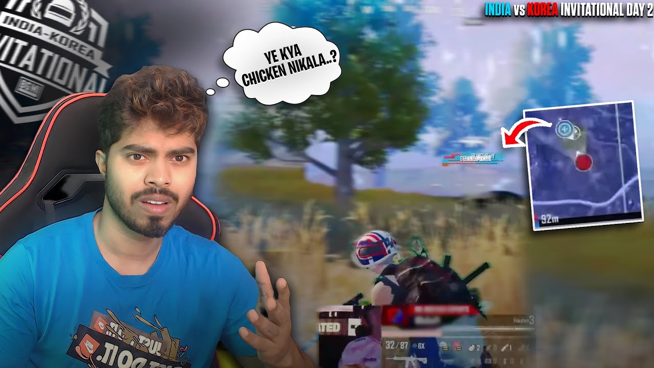 YE KYA CHICKEN NIKALA..? OUTSIDE ZONE.. | INDIA vs KOREA Invitational Day 2