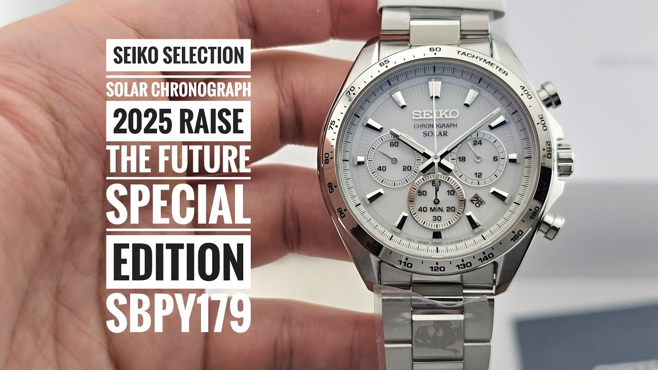 Seiko Selection Solar Chronograph 2025 Raise The Future Special Edition SBPY179