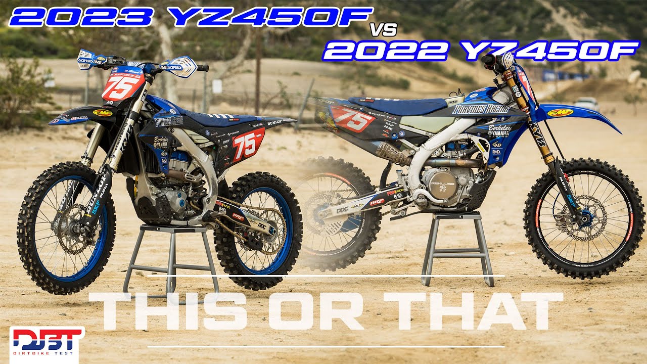 2023 YZ450F vs 2022 YZ450F | We Ride Trevor Stewart's Factory Yamaha's | Dirt Bike Test