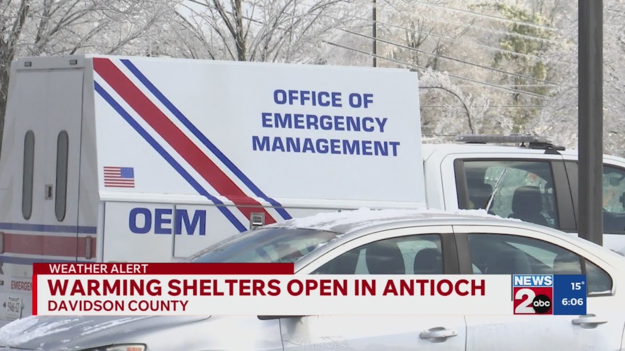 Warming shelters in Antioch open