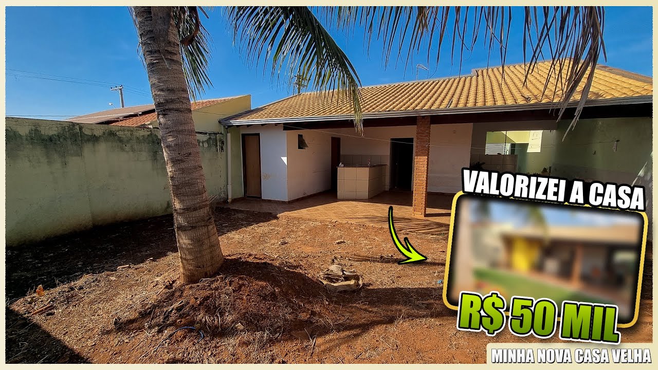 PINTANDO A VARANDA DA CASA, MUDANÇA DE VISUAL E VALORIZAÇÃO DO IMÓVEL EM R$ 50.000,00 [Incrível]