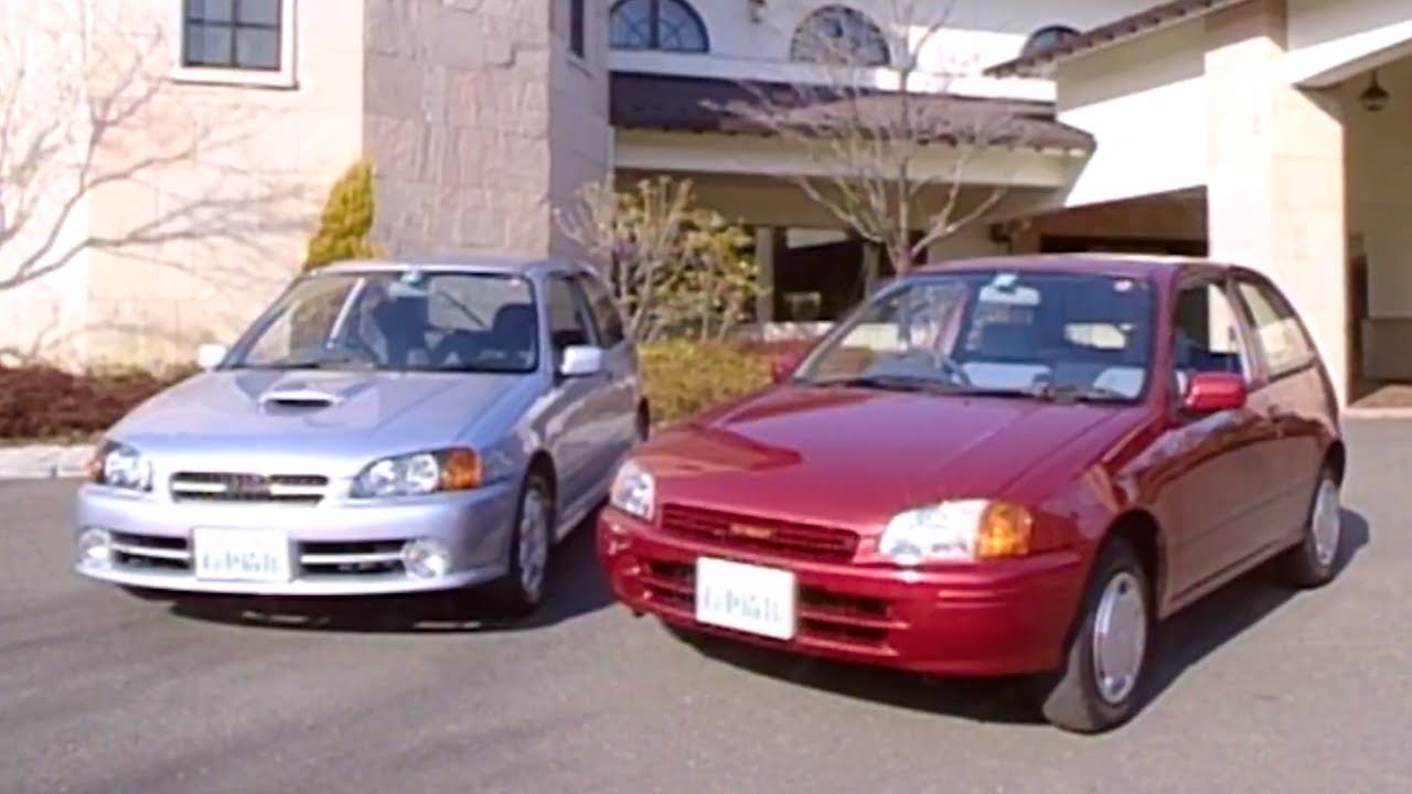 tvk「新車情報」公式　トヨタ スターレット ３ドア ルフレX  .  グランツァV　1996年2月19日放送