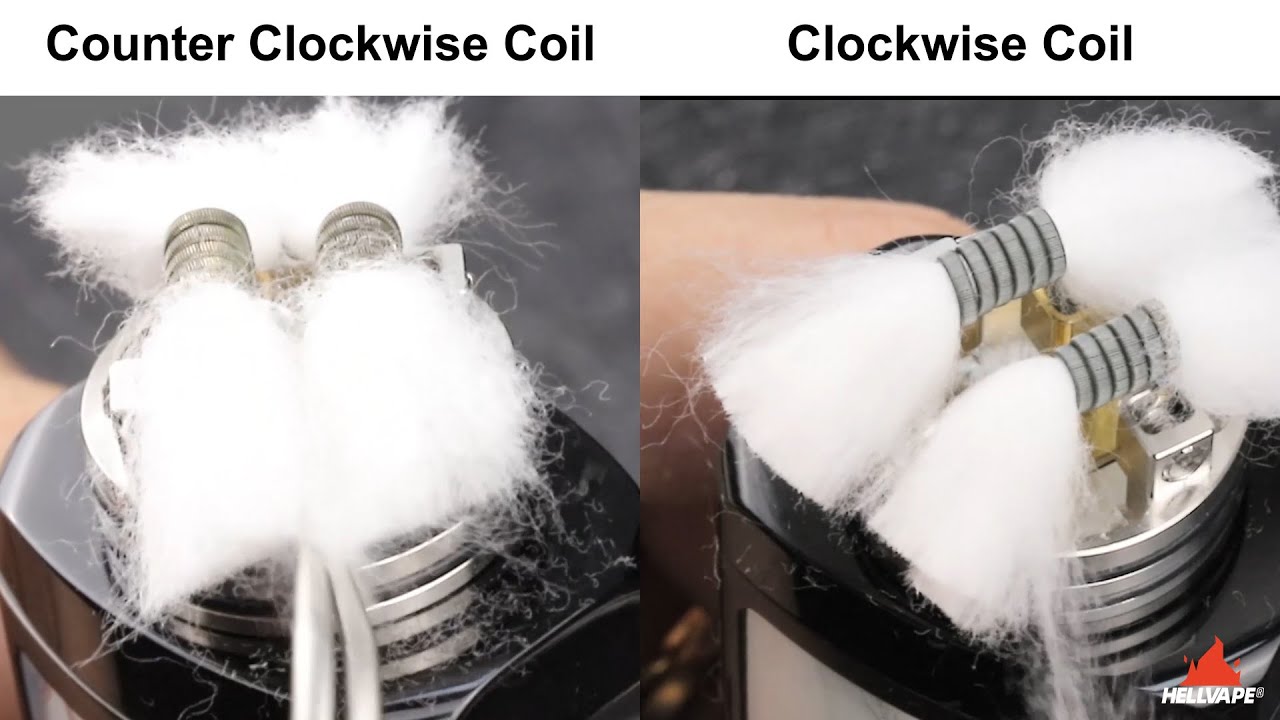 Hellbeast RDA Coil Building: Counterclockwise VS Clockwise | Hellvape