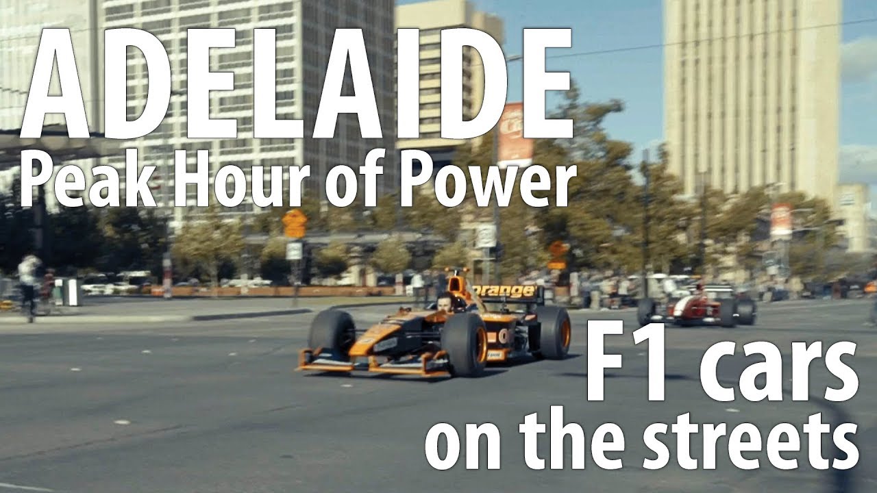 ADELAIDE PEAK HOUR OF POWER 2017 - Gouger Street F1 F40 599XX Mclaren FXX Arrows Larrousse Benetton