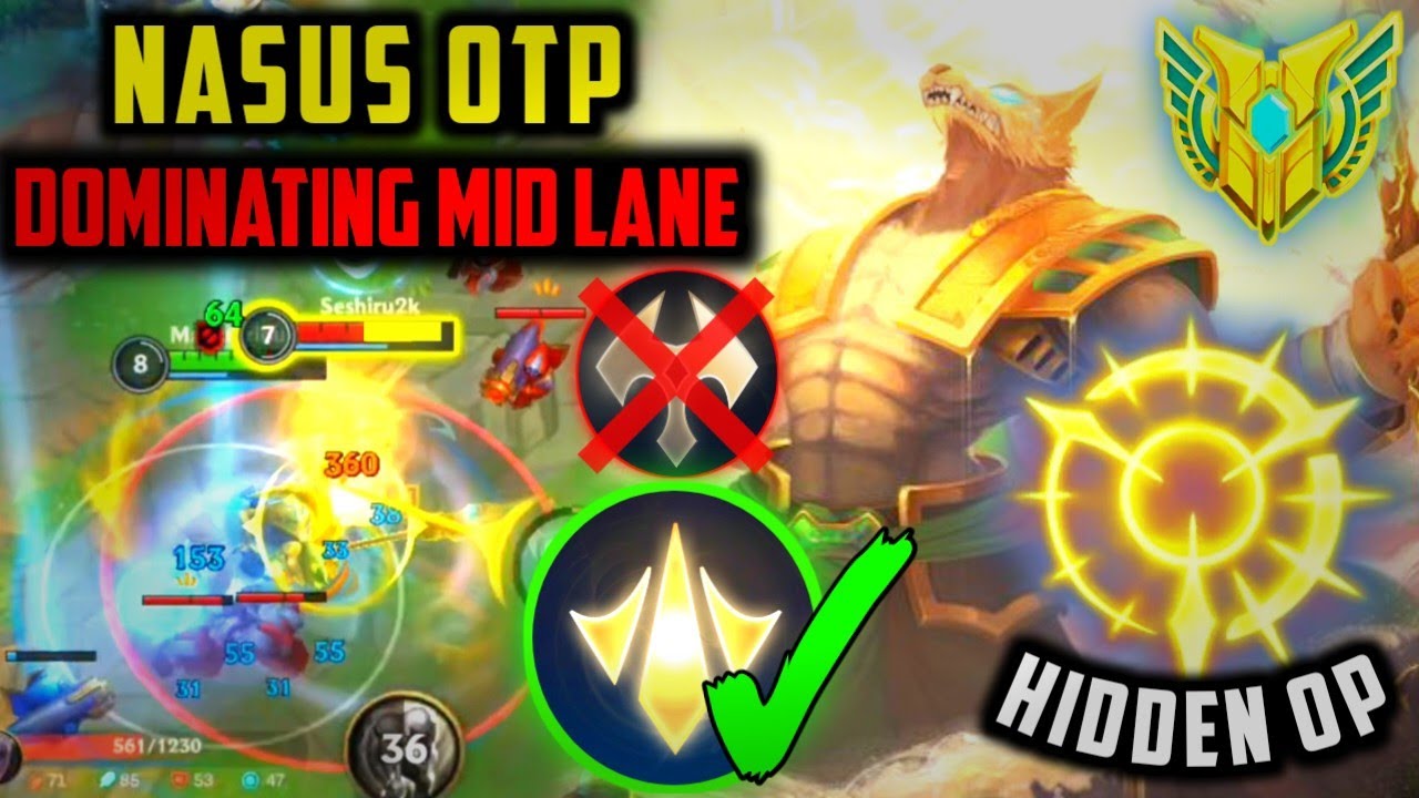 Wild Rift | Why NASUS MID IS BETTER Than Baron Lane (Nasus Tips & Tricks) 1000+ Hours Nasus OTP