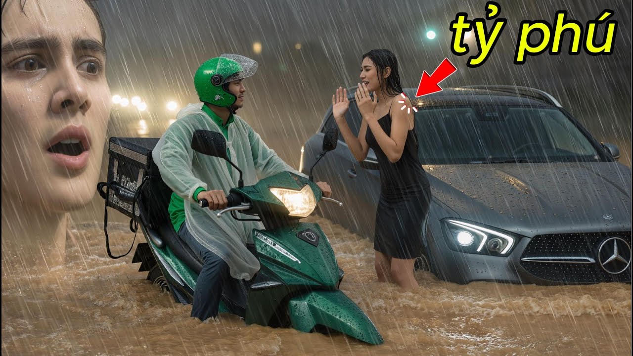 Nữ Tỷ Phú Khinh Thường Anh Xe Ôm – Nhưng Chính Hành Động Của Anh Khiến Cô Câm Lặng