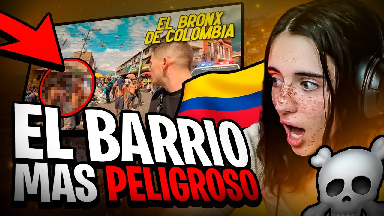 REACCIÓN 🔴 ASÍ ES el barrio MÁS PELIGROSO de COLOMBIA 🔴 (Le escolta POLICÍA)